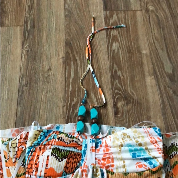 Beautiful multi color maxi dress - Picture 3 of 4